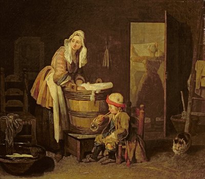 La blanchisseuse - Jean Baptiste Simeon Chardin